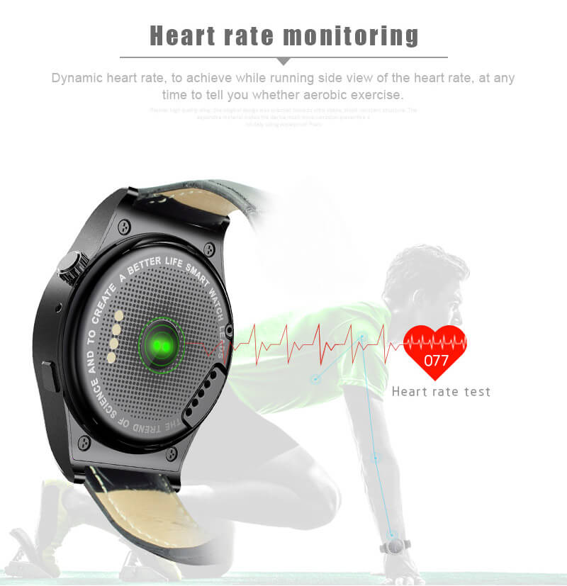 Makibes X10 Bluetooth 4.0 Heart Rate Monitor Smart Watch MTK2502C 1.3