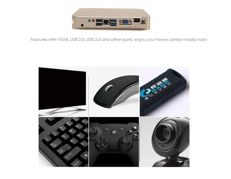Onda M3 Intel Celeron G1840 Combo PC 4GB 120GB WIFI Gigabit LAN Bluetooth4.0 SATA HDMI VGA