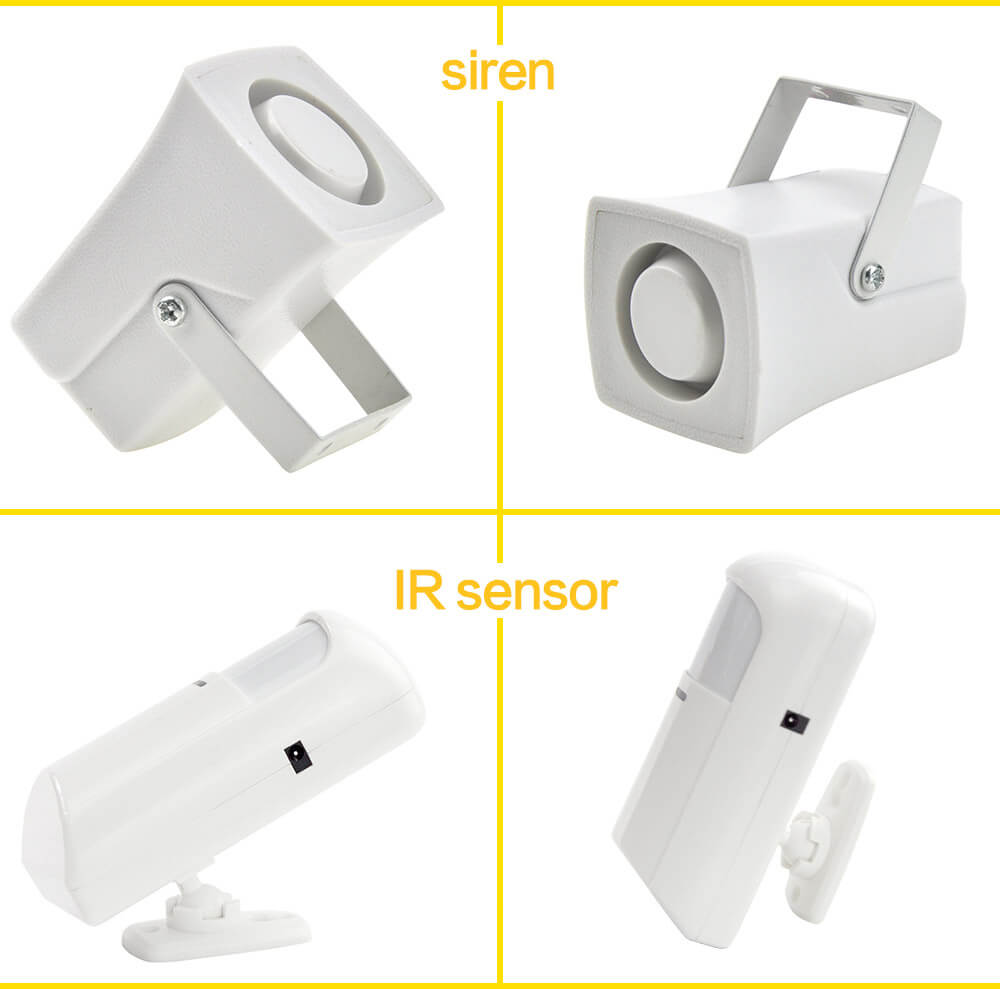 YA-700-GSM-7 LCD Wireless GSM Autodial SMS Home House Office Security Burglar Alarm System
