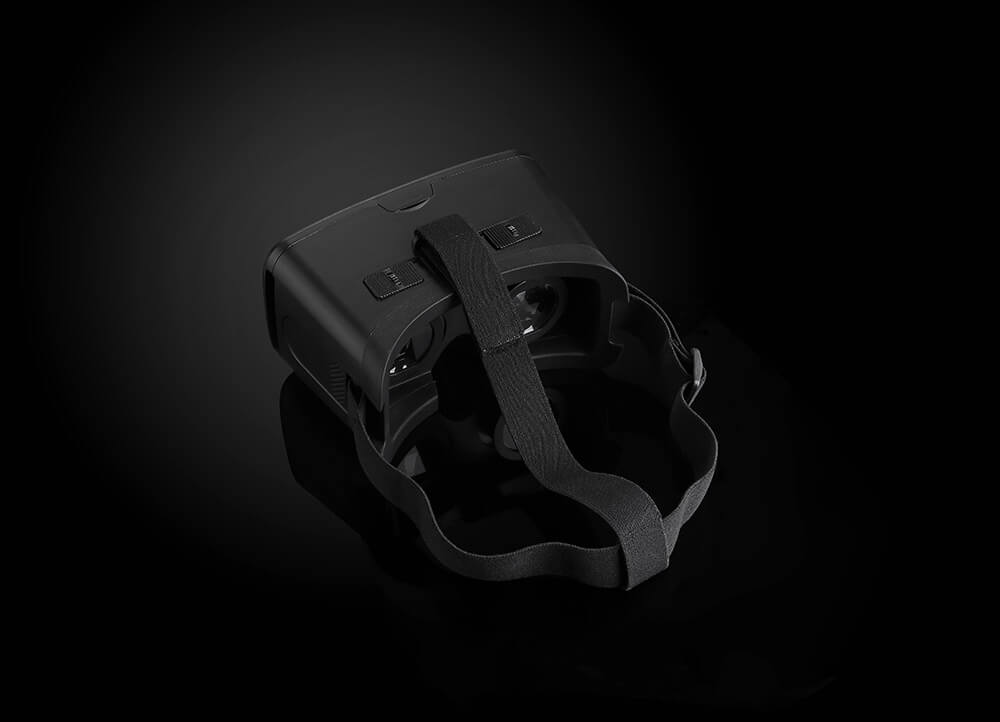 Immersive 3D VR Virtual Reality Headset FOV108 IPD Focus Adjustable Elastic Band for 4-5.7 inch Smartphones