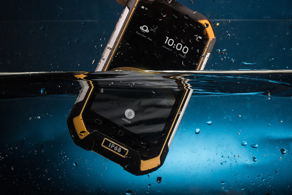 Blackview BV6000 4.7inch HD IP68 Waterproof Shockproof Scratch-proof Rugged Phone MT6755 Octa Core Android 6.0 3GB 32GB 13.0MP NFC Fast Charge - Yellow