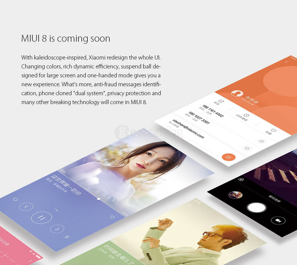 Xiaomi Mi Max 6.44 Inch FHD 3GB 32GB MIUI V8 Smartphone 64bit Qualcomm Snapdragon 650 Hexa Core 5.0MP16.0MP TOUCH ID 4850mAh Battery IR Remote Control - Gray