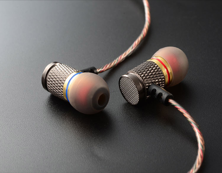 KZ ED2 Gold Plated Double Magnets Drivers Noise Isolating HiFi Earphone
