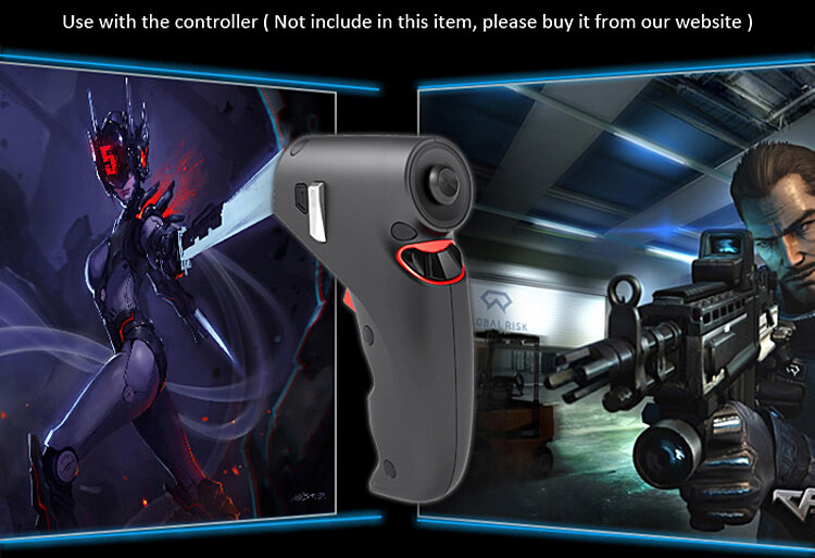 ANTVR Kit 3D Immersive Virtual Reality VR Headset 1080P HD VR Helmet 100FOV Distortion Free for PC - Black