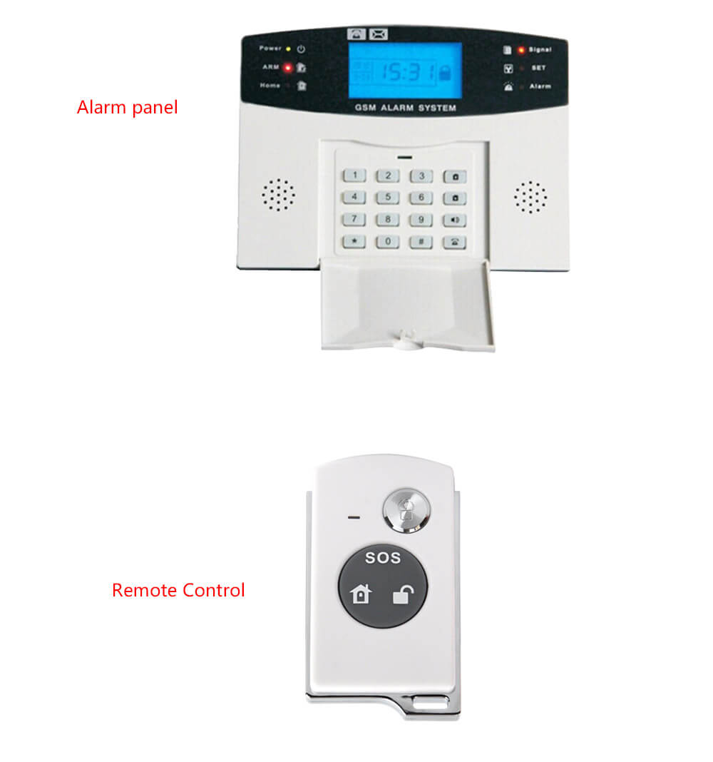 YA-500-GSM-24 LCD Wireless GSM Autodial SMS Home House Office Security Burglar Alarm System