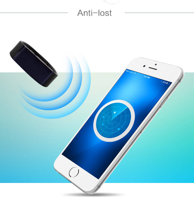 UNIK3 Bluetooth 4.0 Smart Bracelet Waterproof Sports Fitness Tracker Hand-free Call Answering Remote Camera For Android iOS - Blue