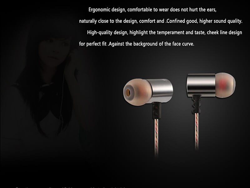 KZ-ED3 3.5mm HiFi In-Ear Earphone Wired Headphone Earplugs DJ Dance Headset