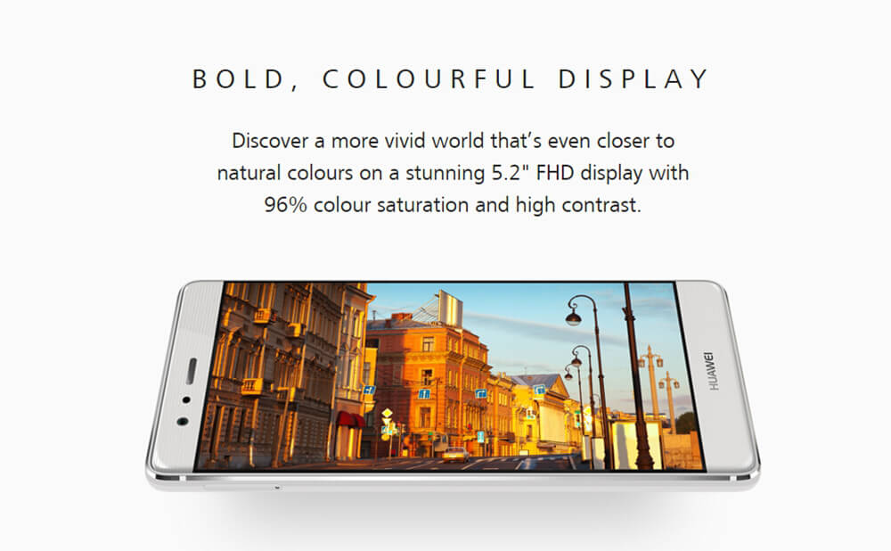 Huawei P9 5.2inch FHD 4G LTE Smartphone Kirin 955 Octa Core Android 6.0 3GB 32GB 8.0MP 12MP Dual Rear Cameras Touch ID OTG Type-C Metal Body - Gold