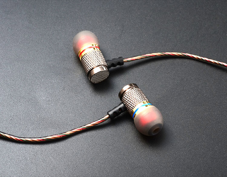 KZ ED2 Gold Plated Double Magnets Drivers Noise Isolating HiFi Earphone