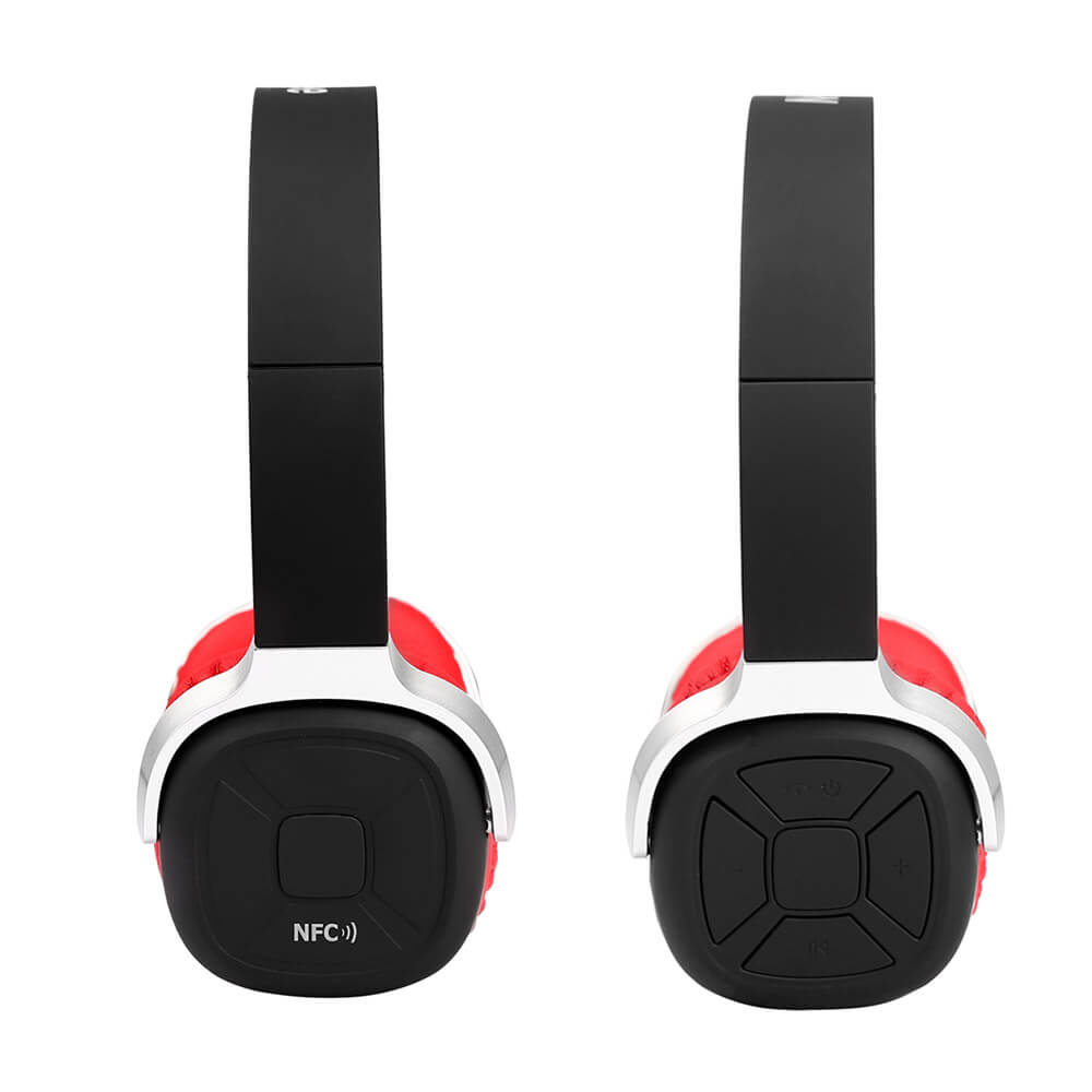 New Bee Foldable NFC Bluetooth 4.1 Headset Smart Pedometer Sports Headphone - White