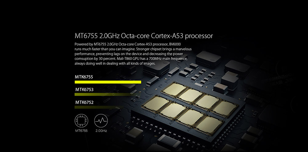 Blackview BV6000 4.7inch HD IP68 Waterproof Shockproof Scratch-proof Rugged Phone MT6755 Octa Core Android 6.0 3GB 32GB 13.0MP NFC Fast Charge - Green