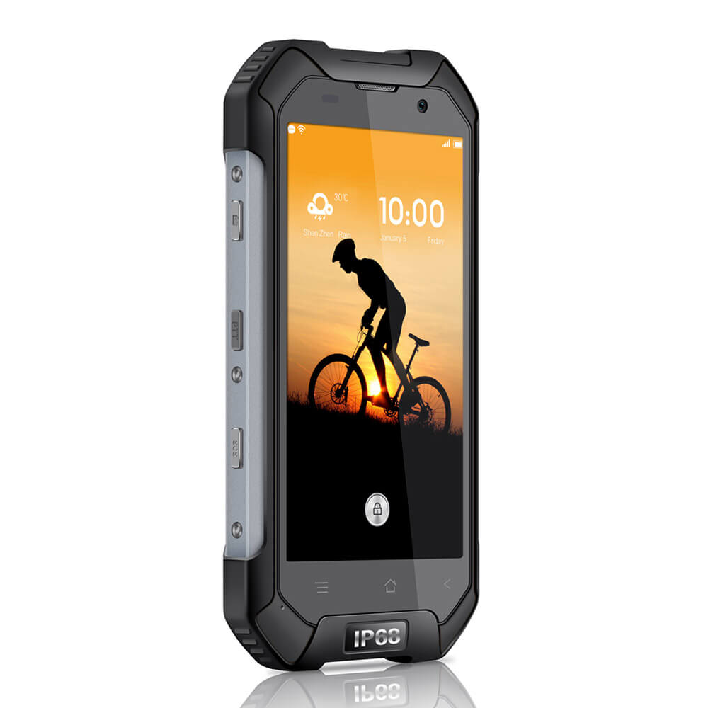 Blackview BV6000 4.7inch HD IP68 Waterproof Shockproof Scratch-proof Rugged Phone MT6755 Octa Core Android 6.0 3GB 32GB 13.0MP NFC Fast Charge - Black