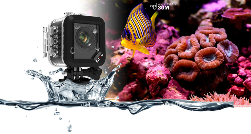 SJCAM M10 WiFi Mini Cube 12MP 1080P Novatek Sports Camera Standard Version 1.5 Inch 170 Wide Angle Lens Waterproof HD Camcorder Car DVR - Blue