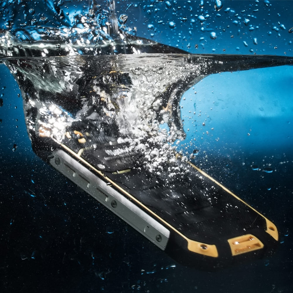 Blackview BV6000 4.7inch HD IP68 Waterproof Shockproof Scratch-proof Rugged Phone MT6755 Octa Core Android 6.0 3GB 32GB 13.0MP NFC Fast Charge - Black