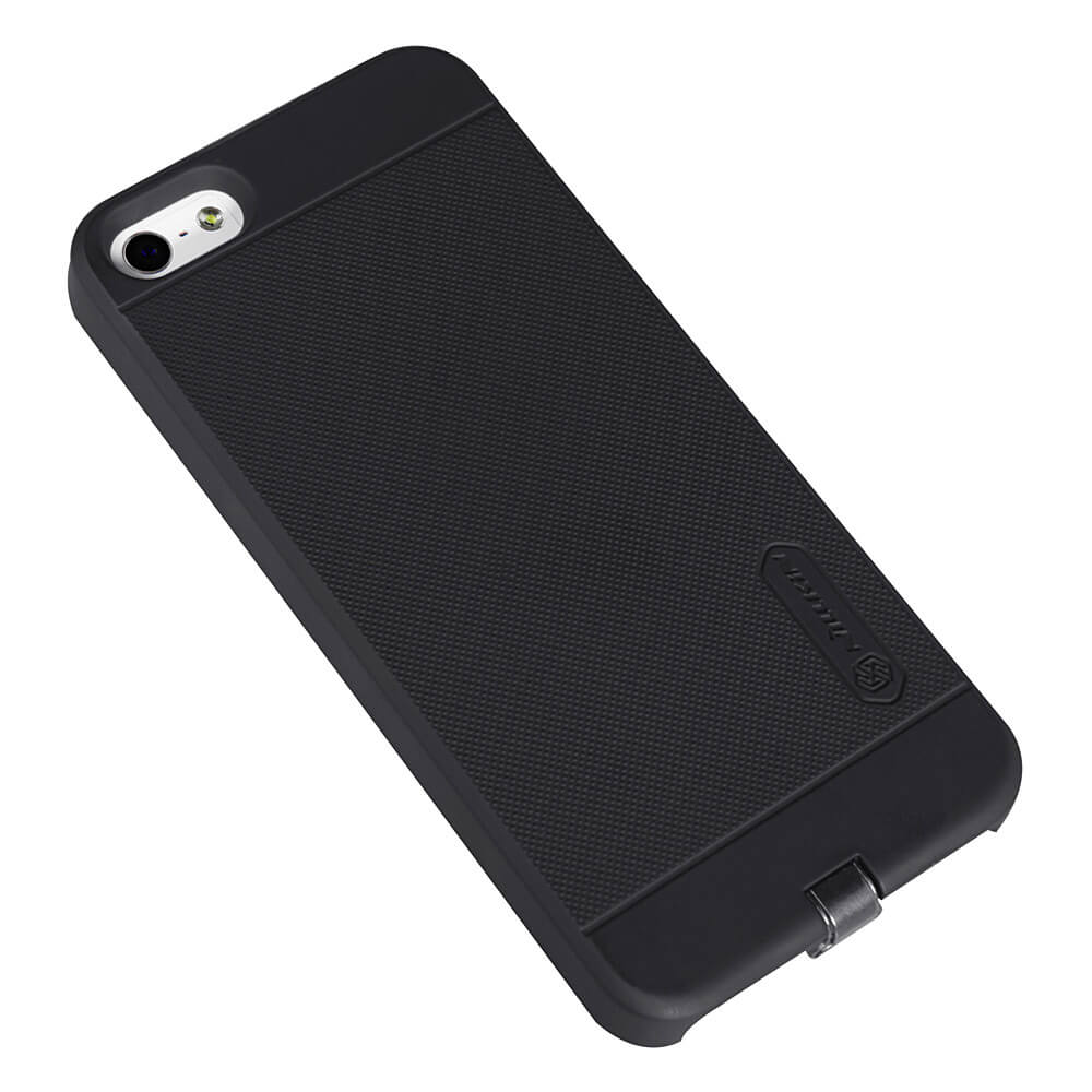 NILLKIN Magic Case For iPhone SE/ iPhone 5/5S Wireless Charging Receiver Back Shell QI Standard Case - Black