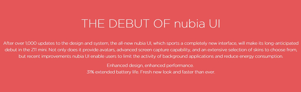 ZTE Nubia Z11 Mini/NX529J 5.0