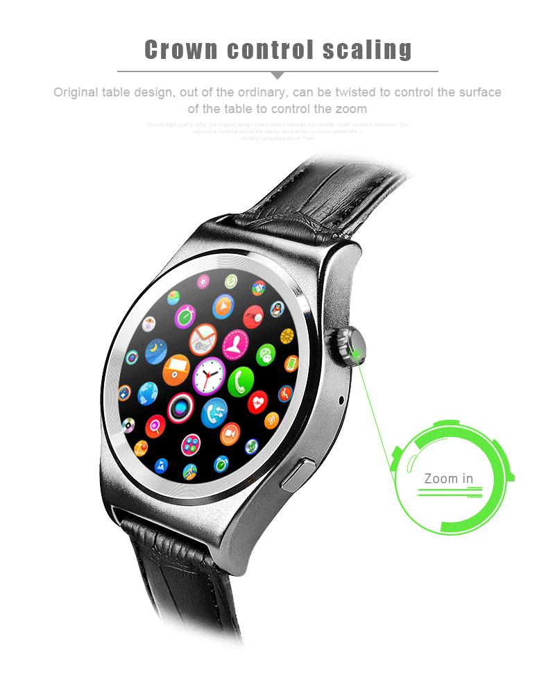 Makibes X10 Bluetooth 4.0 Heart Rate Monitor Smart Watch MTK2502C 1.3