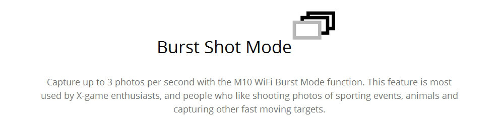 SJCAM M10 WiFi Mini Cube 12MP 1080P Novatek Sports Camera Standard Version 1.5 Inch 170 Wide Angle Lens HD Camcorder Car DVR - Red