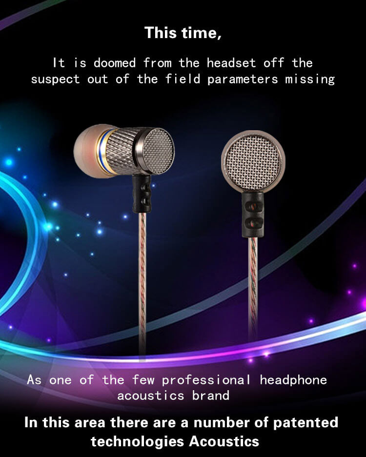 KZ ED2 Gold Plated Double Magnets Drivers Noise Isolating HiFi Earphone
