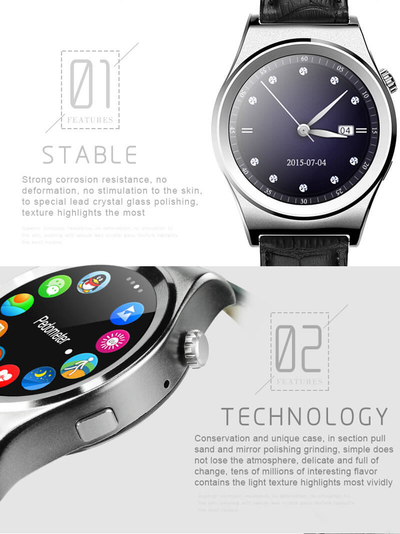 Makibes X10 Bluetooth 4.0 Heart Rate Monitor Smart Watch MTK2502C 1.3