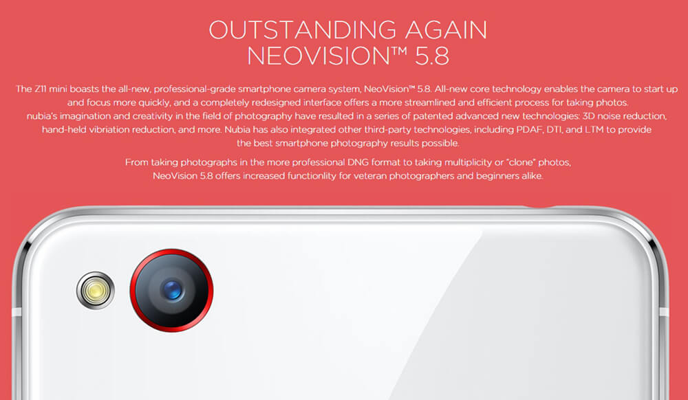 ZTE Nubia Z11 Mini/NX529J 5.0