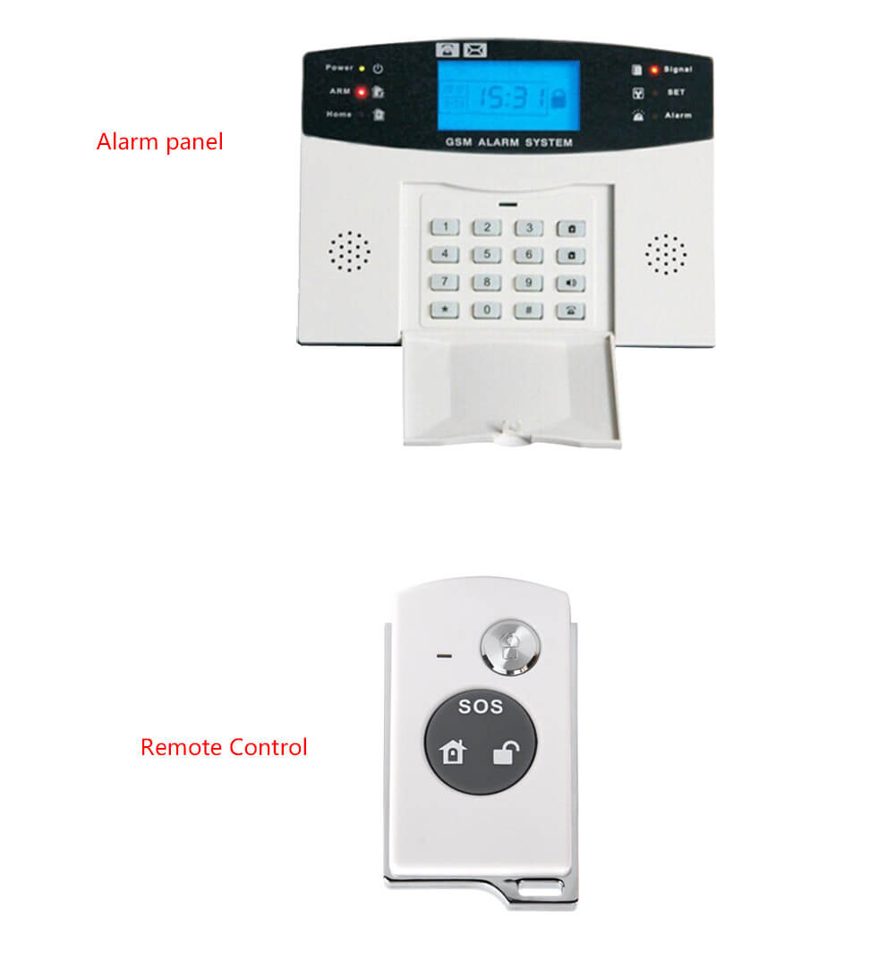 YA-500-GSM-30 LCD Wireless GSM Autodial SMS Home House Office Security Burglar Alarm System