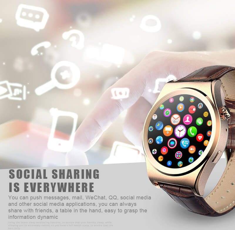 Makibes X10 Bluetooth 4.0 Heart Rate Monitor Smart Watch MTK2502C 1.3