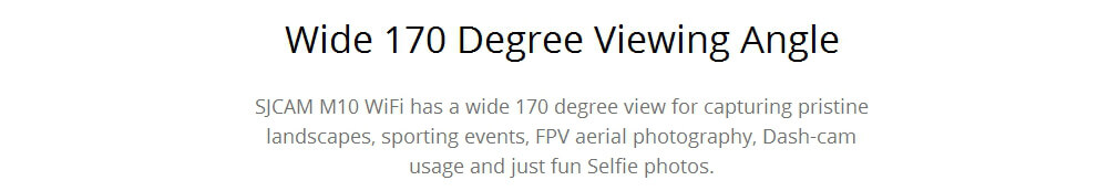 SJCAM M10 WiFi Mini Cube 12MP 1080P Novatek Sports Camera Standard Version 1.5 Inch 170 Wide Angle Lens HD Camcorder Car DVR - Red