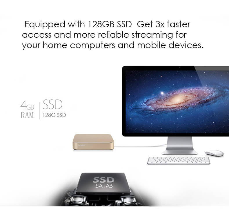 Onda M3 Intel Celeron G1840 Combo PC 4GB 120GB WIFI Gigabit LAN Bluetooth4.0 SATA HDMI VGA