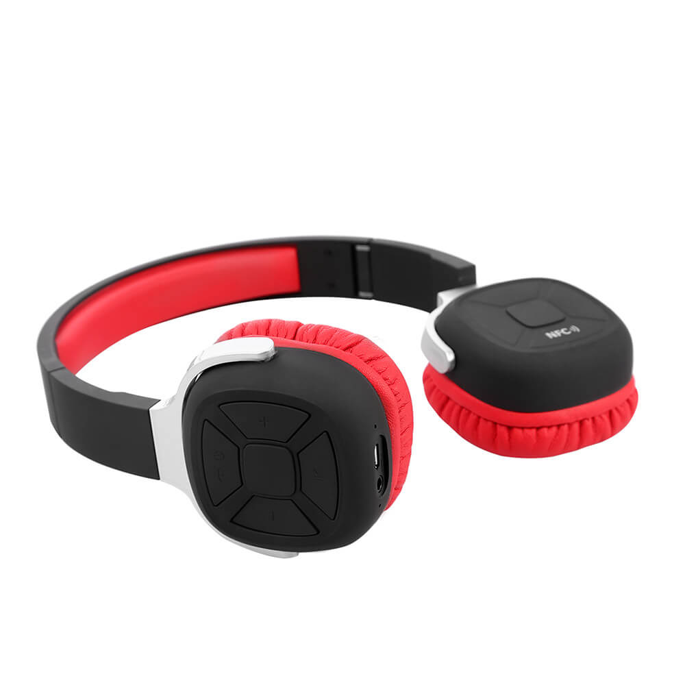 New Bee Foldable NFC Bluetooth 4.1 Headset Smart Pedometer Sports Headphone - White