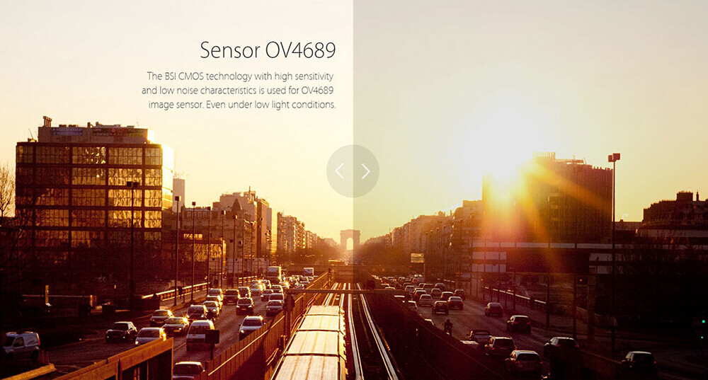 ELEPHONE ELE CAM Explorer 2.0inch TFT 4K WIFI Action Camera Allwinner V3 OV4689 Waterproof APP Control Sport Camera - Black