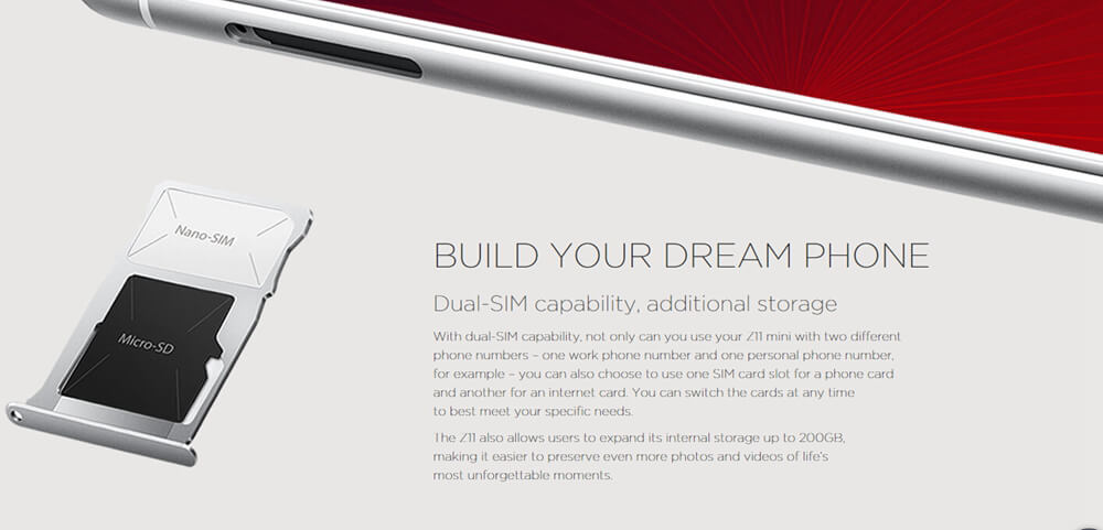 ZTE Nubia Z11 Mini/NX529J 5.0