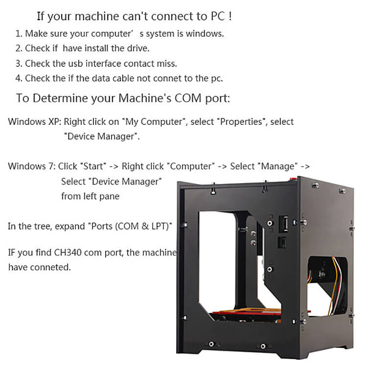 DK-8-KZ 1000mw DIY USB Laser Engraving Machine Stamp Carving Machine Laser Cutter for Windows XP/7/8/10