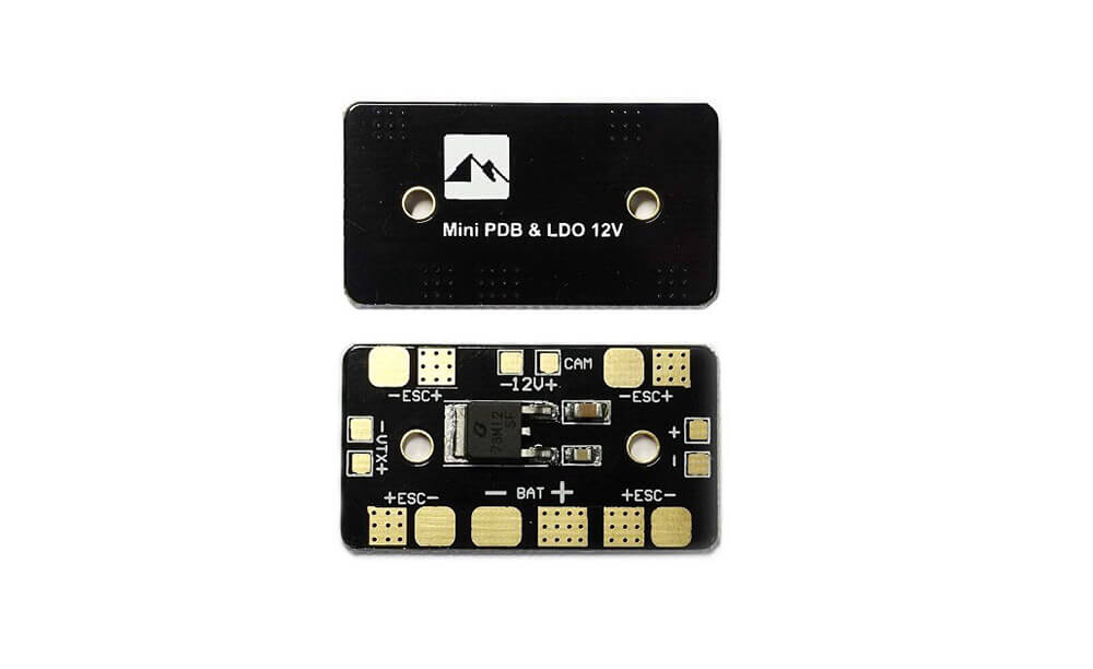 Matek Mini PDB Power Distribution Board With 12V Linear Voltage Regulator For FPV Multicopter