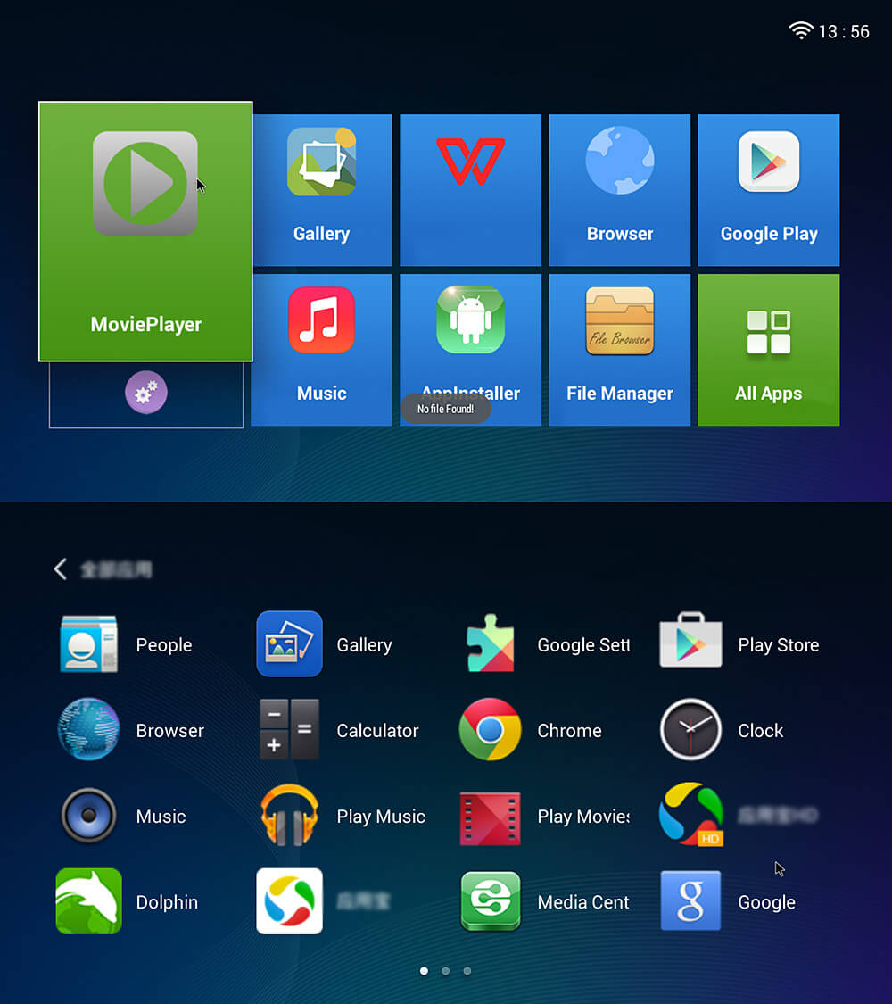 GP70UP Android 4.4 2.4G/5G WIFI Bluetooth 4.0 1200LM Projector Miracast DLNA Support Home Theater