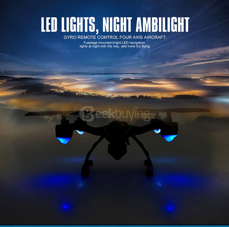 JXD 510G X-Predators FPV 5.8Ghz 2MP Camera Altitude Hold CF Mode 3D Flip 4CH 6-Axis RC Quadcopter