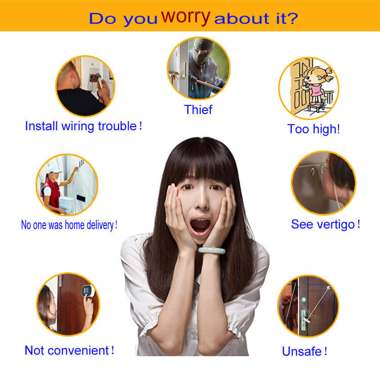 H8-A Smart WiFi Video Doorbell 130W Motion Detection Night Vision Tamper Alarm - Standard Version