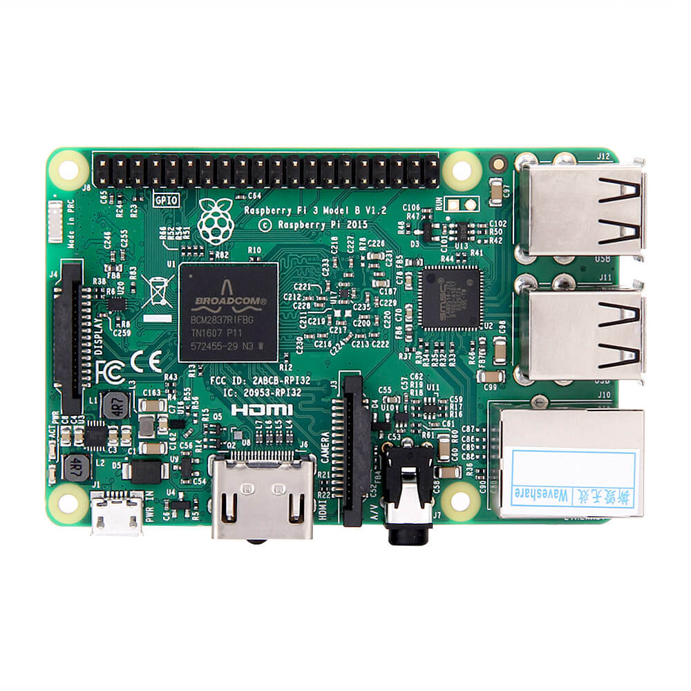 Raspberry Pi 3 Model B Project Board Development Board Mini PC Broadcom BCM2837 1.2GHz 1GB RAM Bluetooth 4.1