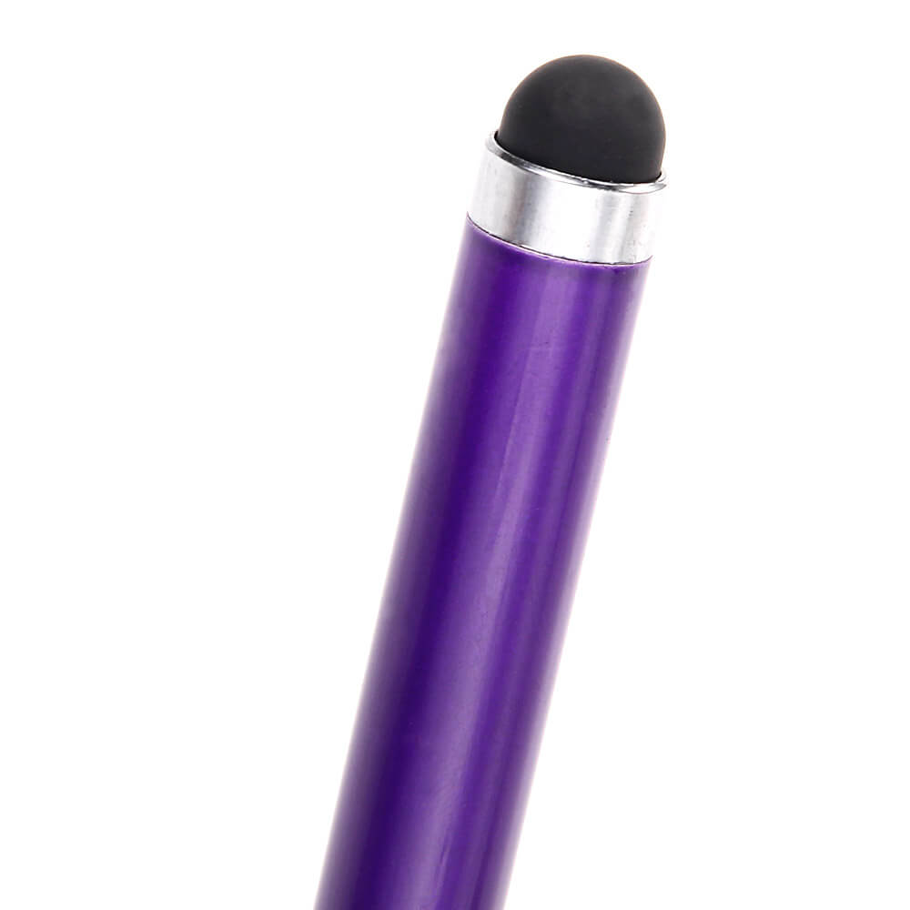 Capacitive Touch Screen Stylus Pen for Tablet PC & Mobile with Ball pen function purple (CP146361)