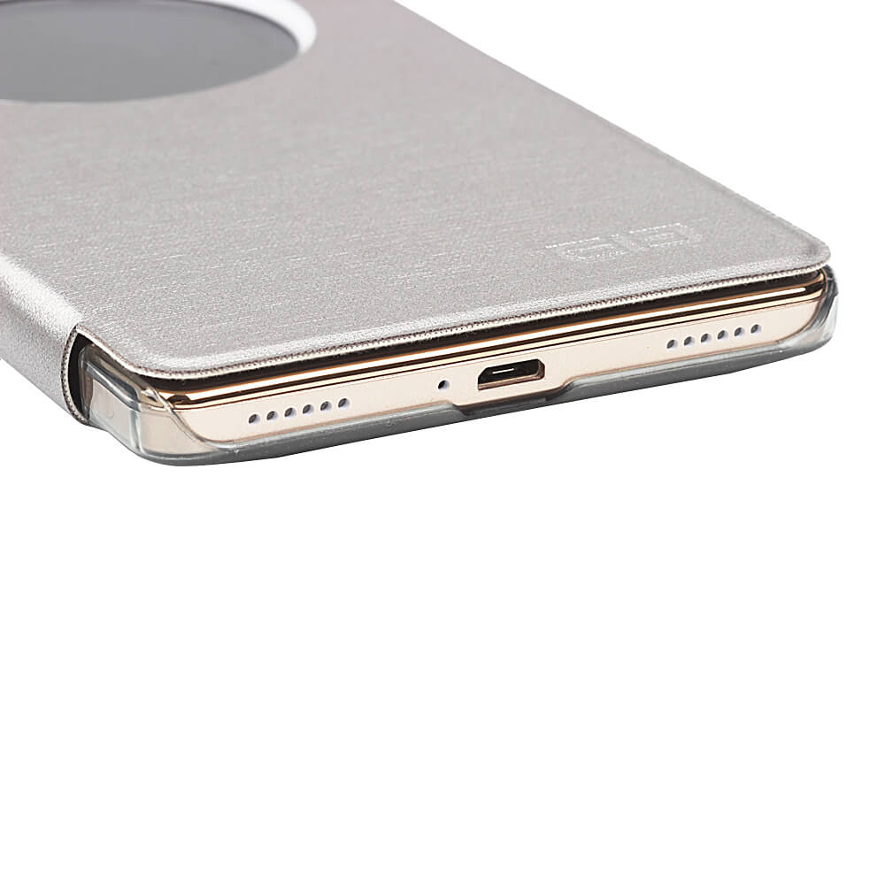 Original Leather Case Flip Cover Protective Case Phone Cover For Elephone Vowney/Vowney Lite Smartphone - Gray