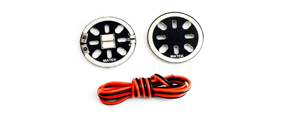 Matek LED X2/5V Motor Mount for 1806 2204 2206 Motor - Green