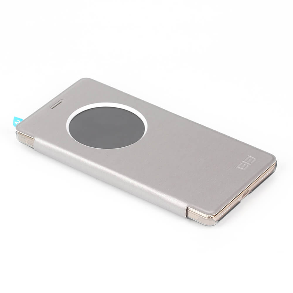 Original Leather Case Flip Cover Protective Case Phone Cover For Elephone Vowney/Vowney Lite Smartphone - Gray