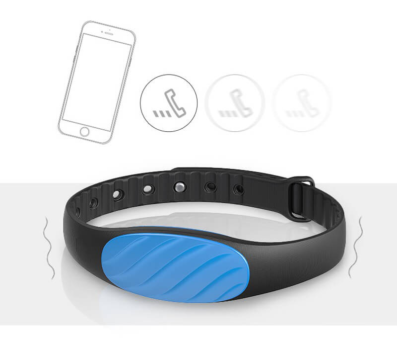 Meizu bong 2P Smart Bracelet with 40 Days Long Standby/ Pedometer/ Sports Sleep Tracker/ Call Reminder for Android iOS - Black