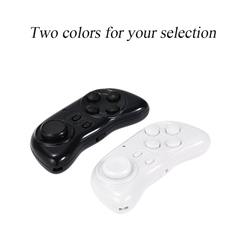CSY03 Bluetooth VR Virtual Reality Gamepad Game Controller Selfie Shutter for iOS Android Smartphones VR Headset - Black