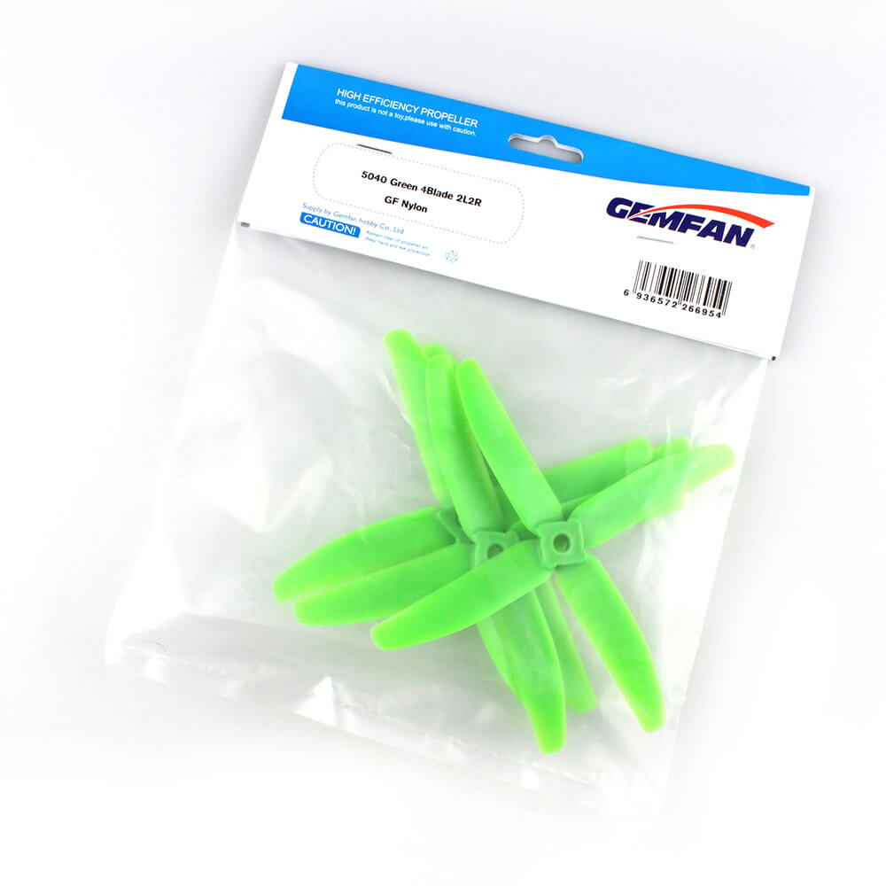 Gemfan 5040 Propellers Blades for REDCON Phoenix 210/Walkera F210/Runner 250/ZMR 250 - Green