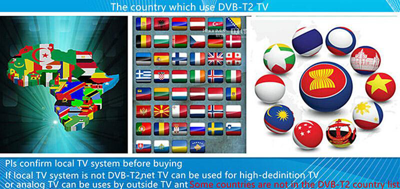 D202 DVB-T2 Live TV HD Digital TV Receiver TV Tuner Satellite Receiver TV Stick For Android Phone & Tablet