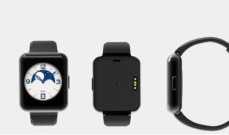 Q1 3G Smartwatch Phone Android 5.1 OS 1.54 inch MTK6580 Quad Core 1.3GHz 1GB RAM 8GB ROM Google Play GPS WiFi Bluetooth 4.1 - Black