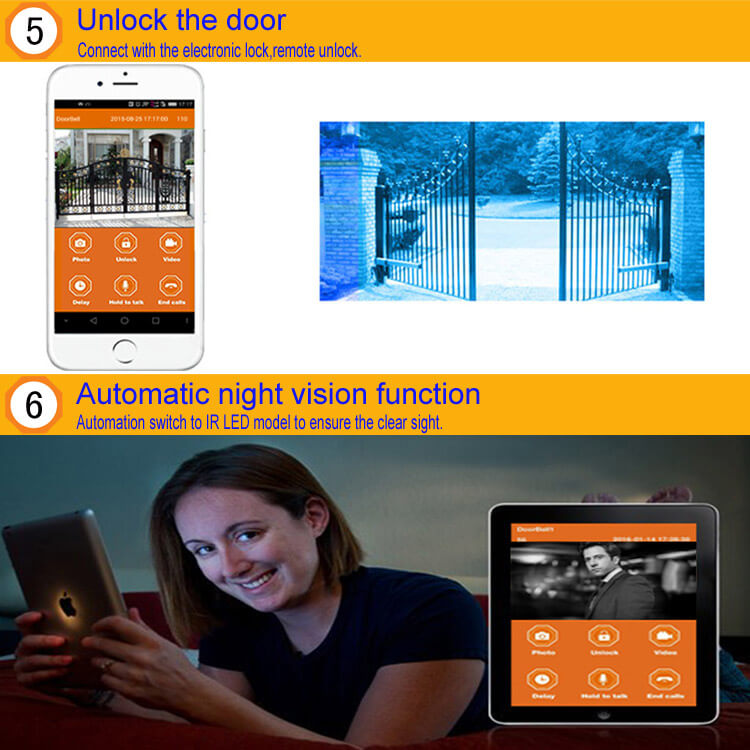 H8-A Smart WiFi Video Doorbell 130W Motion Detection Night Vision Tamper Alarm - Standard Version
