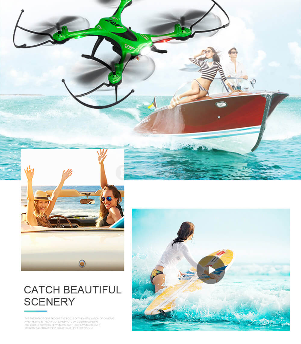 JJRC H31 Waterproof Headless Mode One Key Return 2.4G 4CH 6Axis RC Quadcopter RTF - Green