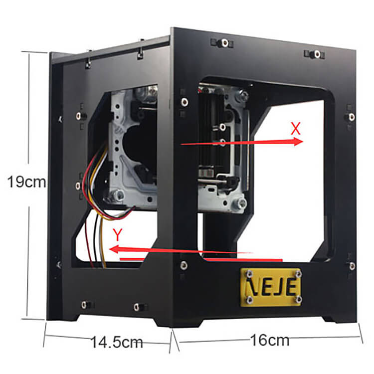 DK-8-KZ 1000mw DIY USB Laser Engraving Machine Stamp Carving Machine Laser Cutter for Windows XP/7/8/10